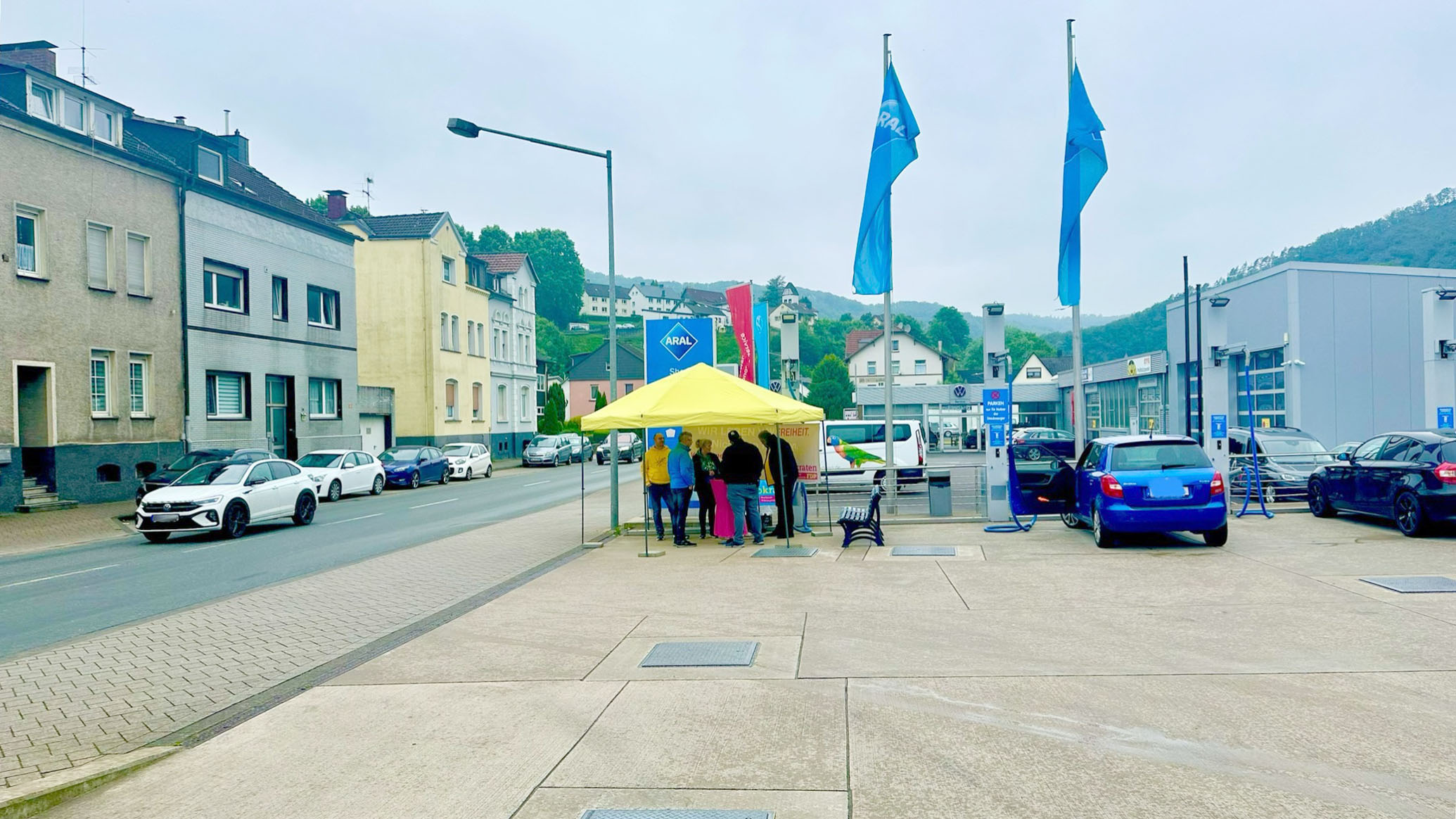 Infostand Europawahl FDP Nawi