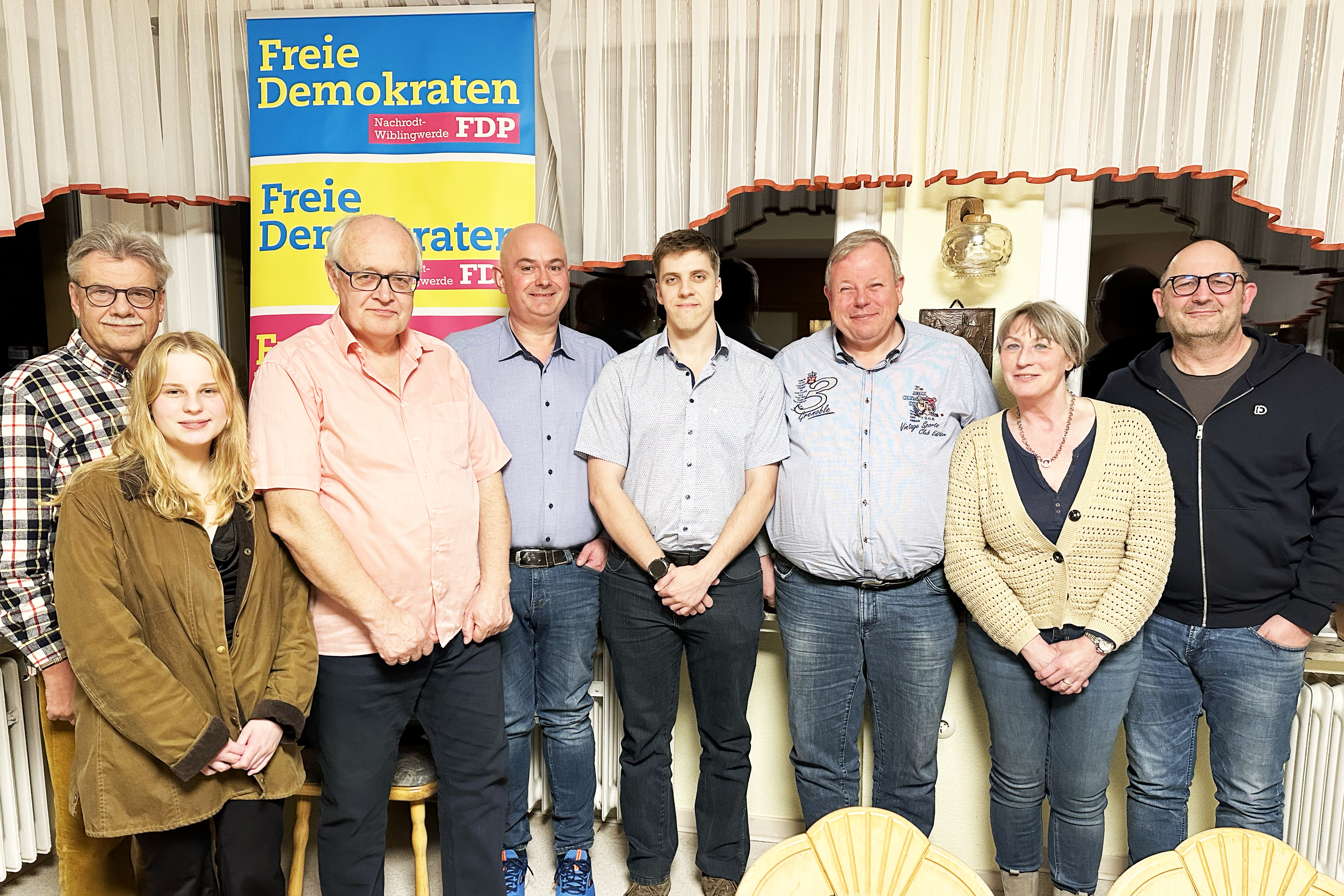Ein Teil der Anwesenden beim Ortsparteitag der FDP 2025