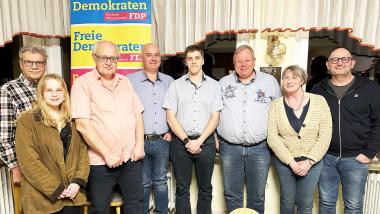 Ein Teil der Anwesenden beim Ortsparteitag der FDP 2025